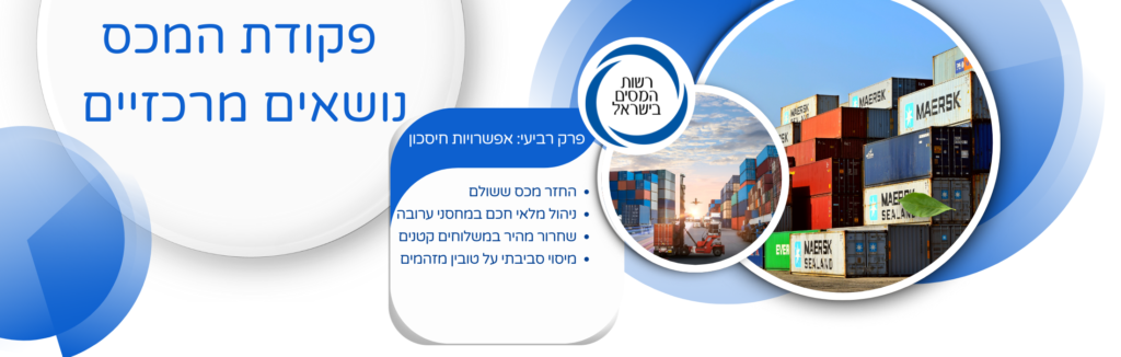 נושאים מרכזיים מתוך פקודת המכס: פרק רביעי אפשרויות חיסכון
