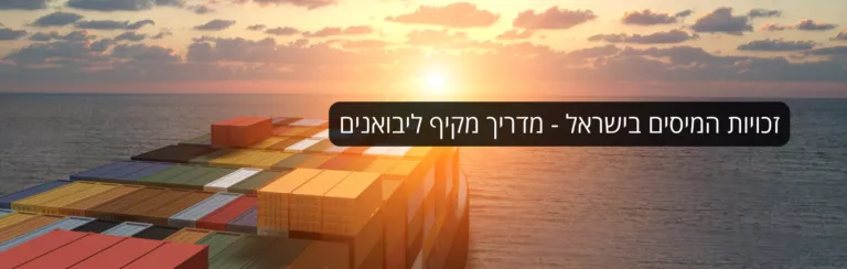 זכויות המיסים בישראל – מדריך מקיף ליבואנים