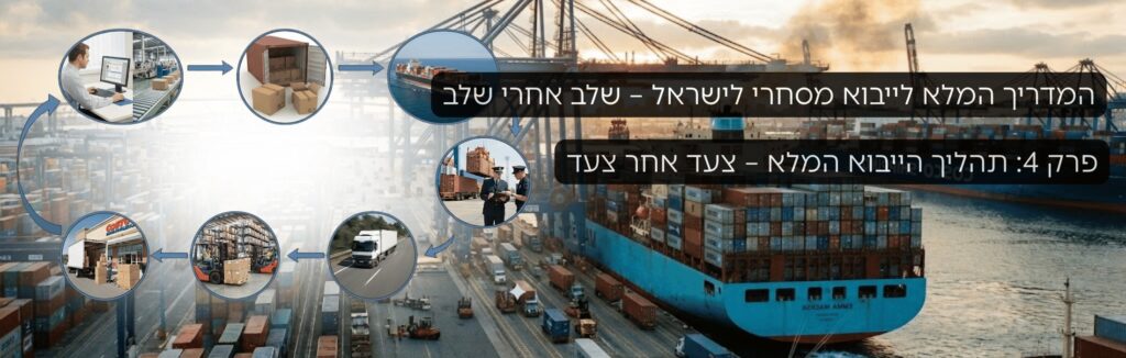 פרק 4 תהליך הייבוא המסחרי לישראל – מדריך ניהולי שלב אחר שלב