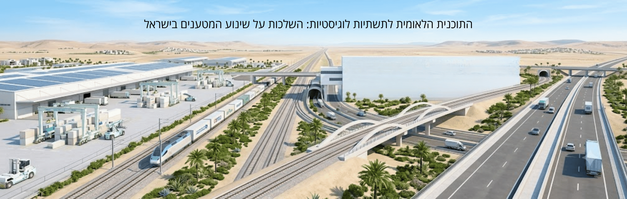 התוכנית הלאומית לתשתיות לוגיסטיות: השלכות על שינוע המטענים בישראל