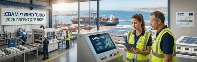 CBAM בשנת 2026: כיצד יצואנים ישראלים נערכים למס הפחמן האירופי